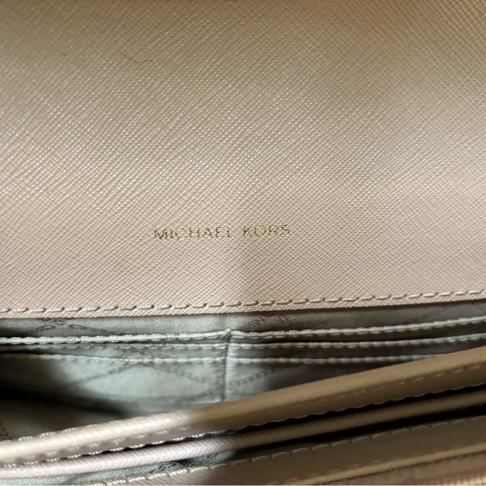 Michael Kors Daniela Pink Saffiano Leather Crossbody Bag - Picture 10 of 11